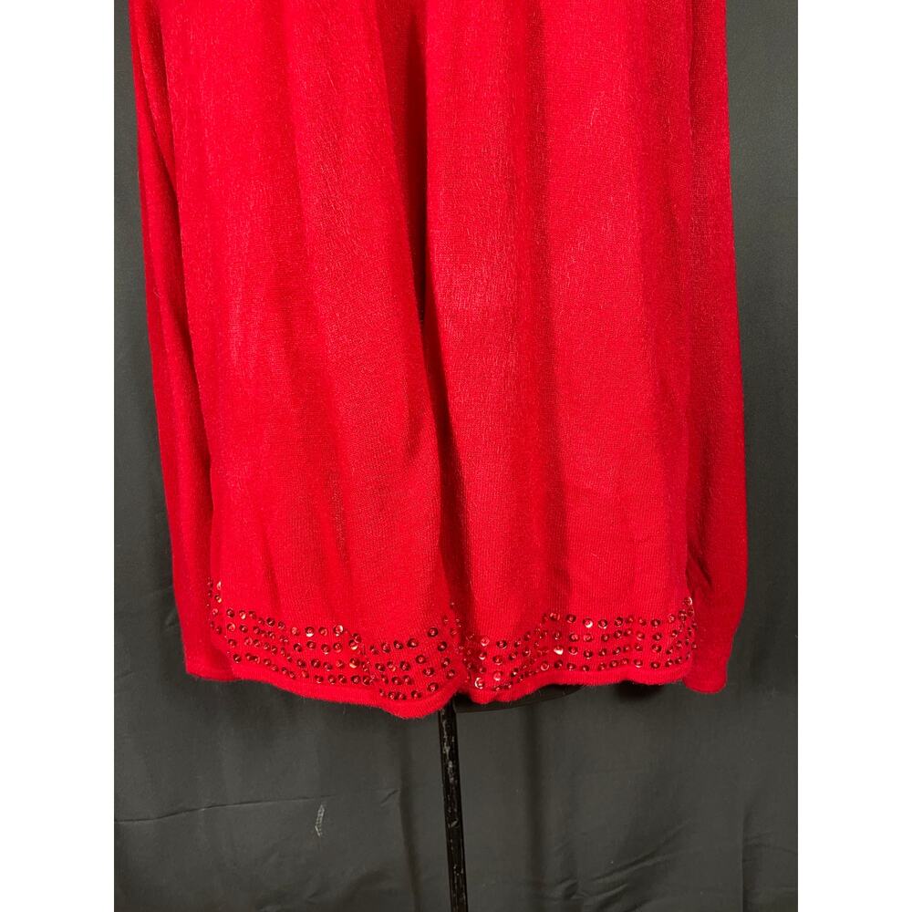 Vintage Red Sweater Set, Sequence, Plus Size 3x M… - image 8